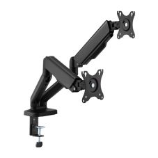 Dual 17”-32” Monitor Spring-Assisted Arm Mount, black                                               