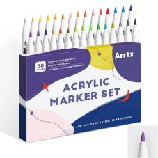 Acrylic Marker Pens ARRTX, 30 Colours                                                               