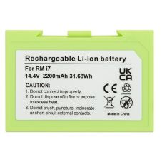 Battery for IROBOT Roomba i7, 14.4V, 2.2Ah, Li-ion                                                  
