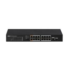 PoE centrmezgls 100Mbps 16 porti + 1G augšupsaite + 1SFP, PoE līdz 250, Hi-PoE