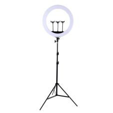 LED Ring Lamp 45cm With Desktop Tripod Mount Up To 2.1m                                             