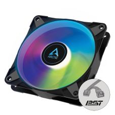 ARCTIC P12 PWM PST Semi-Passive Case Fan, 4-pin, 120mm, Black                                       