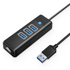 ORICO PW3UR-U3 3-Port USB Hub with RJ45 Port                                                        