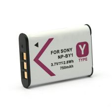 SONY NP-BY1 akumulators, 750mAh