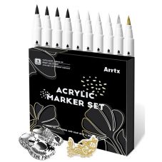 Acrylic Marker Pens ARRTX, 4 Colours, 10pcs                                                         