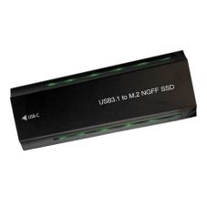 M.2 PCIe NGFF/NVMe SSD case USB3.2, 20Gbps, RGB                                                     