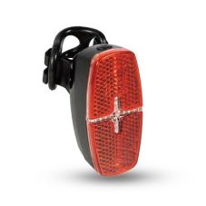 Aizmugurējais velosipēda lukturis LED, 2xAAA, IPX5